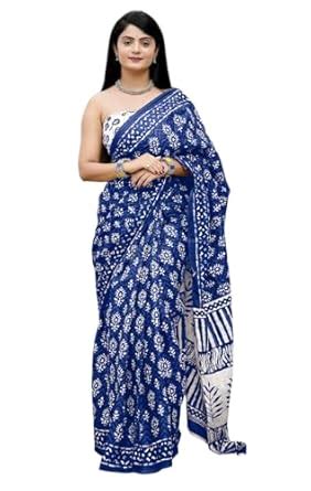 Buy HMP Fashion Womens Multicolor Mulmul Soft Cotton jaipuri Printed ...