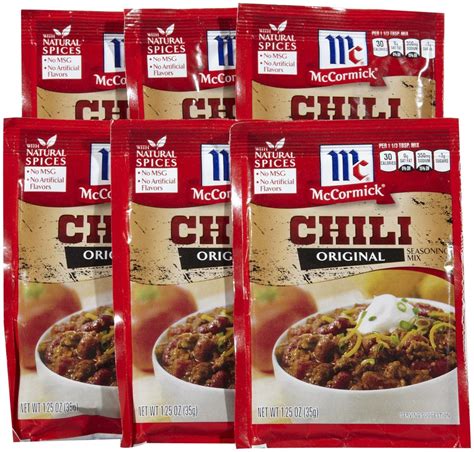 Mccormick Chili Seasoning Mix Substitute at William Rohde blog