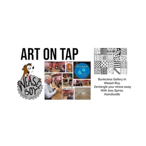 Art on Tap: Zentangle w/ Matt Fox & Jess Spires, Weasel Boy Brewing ...