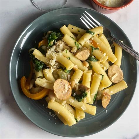 Healthy Andouille Sausage Pasta Recipe - Cooking Chat