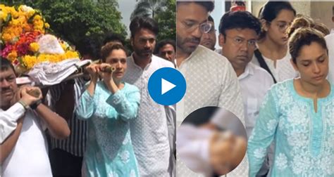 Video : अंकिता लोखंडेनेच दिला वडिलांना खांदा, अभिनेत्रीची अवस्था पाहून ...