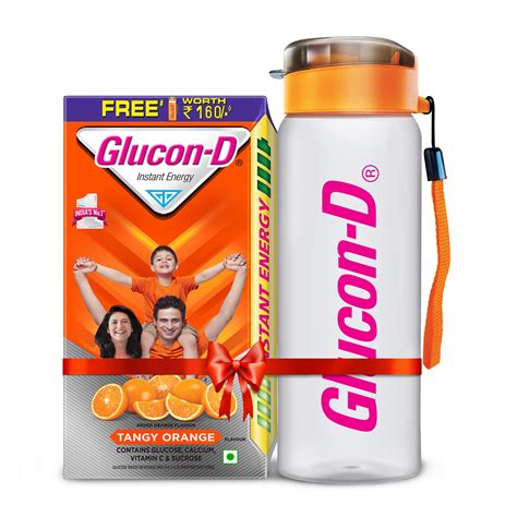 Glucon-D Instant Energy Health Drink Tangy Orange - 1kg Refill with fr ...