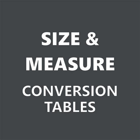 Image result for Size Size Conversion