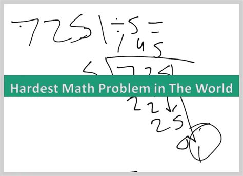 Hardest Math Problem 的图像结果