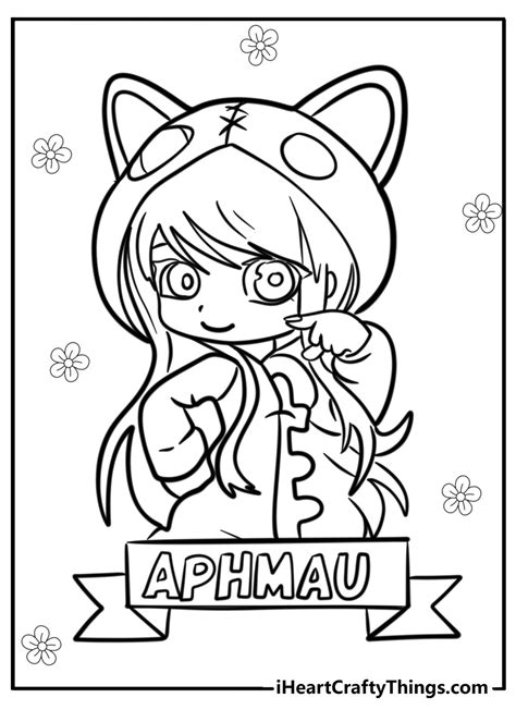 Aphmau Coloring Book - 20 pages - I Heart Crafty Things