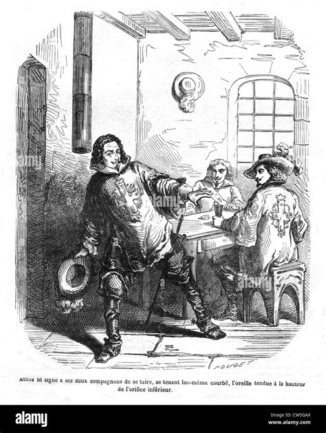 The Three Musketeers, Athos, Porthos and Aramis Stock Photo - Alamy