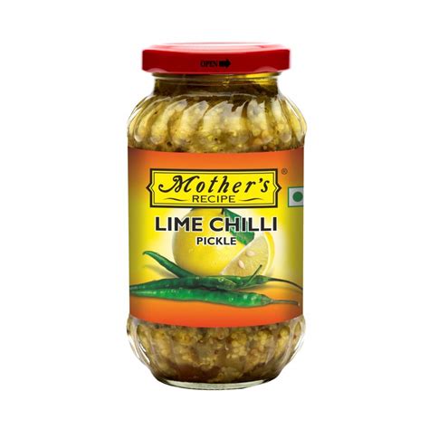 Mother's Recipe Lime Chilli Pickle Bottle,300 G : Amazon.in: Grocery ...