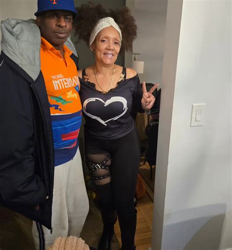 Deborah Prince Downer | My husband cousin came up for the funeral | Instagram