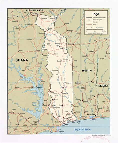Map Of Togo Africa What Is The Capital Of Togo? | Mappr