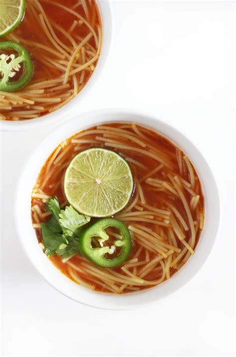 Gluten-Free Sopa de Fideo - Strength and Sunshine