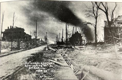 Easter came early in 1913, Omaha Tornado