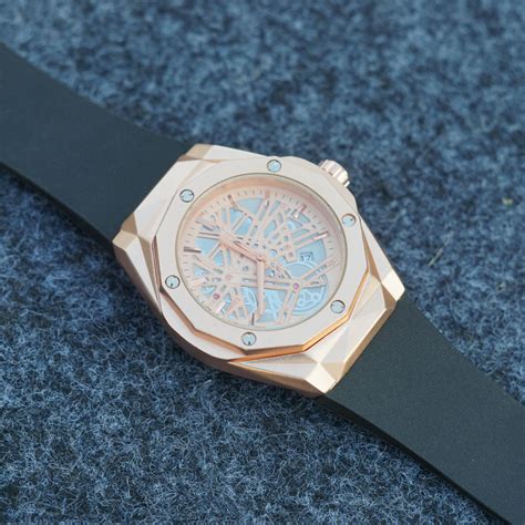 Commando Rose Gold Dial Mens Watch