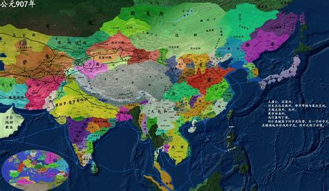 详细中国历史地图版本3-776-808 - 知乎
