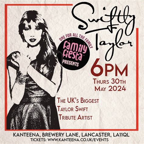 Taylor Swift Tribute - Swiftly Taylor!, Brewery Lane, Lancaster, 30 May ...