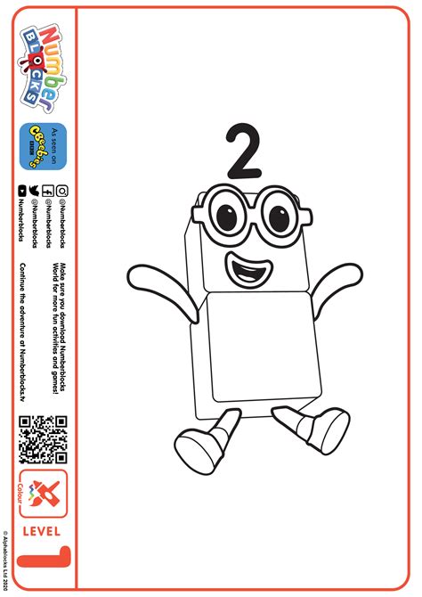 Image result for Number Blocks Blue Two