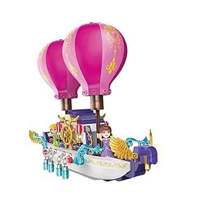 Rahisa Princess Flying Boat Building Blocks Set 358 Pcs Compatible ...