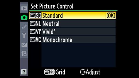 Set Picture Control Nikon 的图像结果