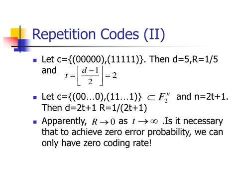 Image result for Repetition Code Soft Decoding