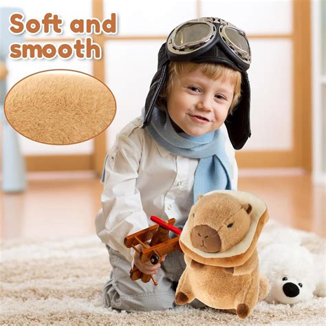EASELR Cute Capybara Plush with Bread, 12inch Capybara India | Ubuy