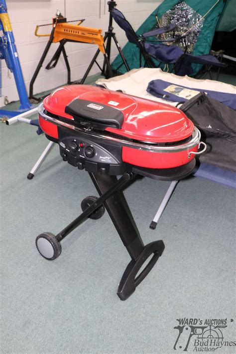 Coleman "Road Trip" grill, appears to have had a little use - Ward's ...