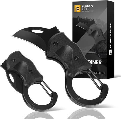 Amazon.com: Joycube Titanium Alloy Small Keychain Knife, Mini Pocket ...