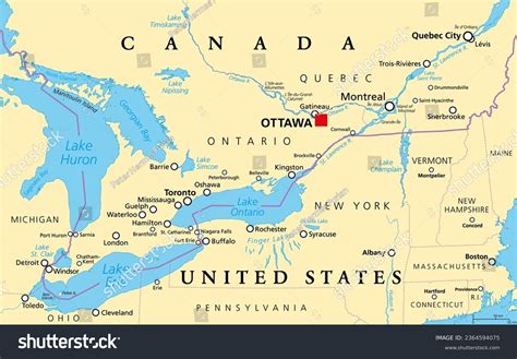 Political Map Of Quebec Carte Québec | Carte