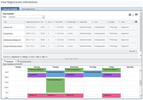 View My Class Schedule (for Students) | Oklahoma State University