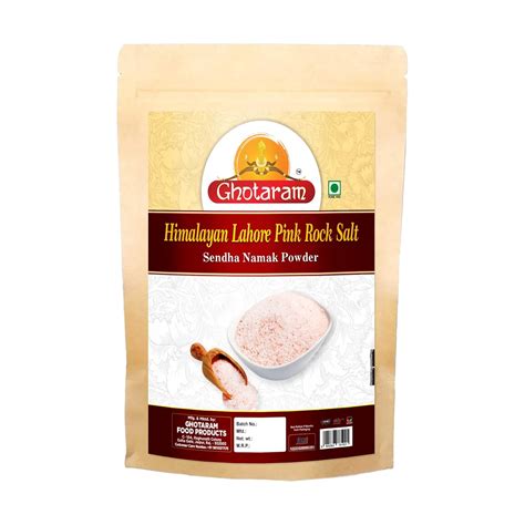 Ghotaram Authentic Himalayan Pink Rock Salt Powder | Low Sodium ...
