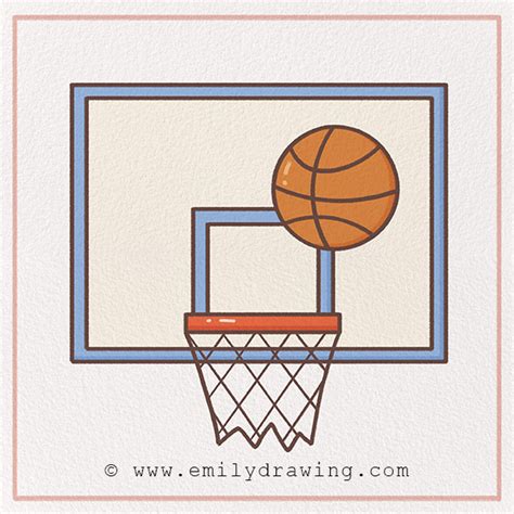 How to Draw a Basketball - Emily Drawing