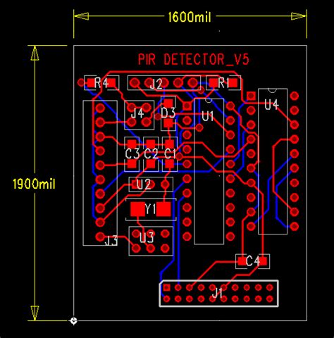 Image result for PCB Layout Arduino Sensor PIR