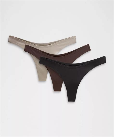 Wundermost Ultra-Soft Nulu Dipped-Waist Thong Underwear *3 Pack | Women ...