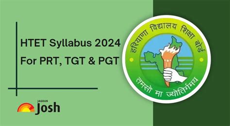 HTET Syllabus 2024: PRT, TGT, PGT Syllabus PDF Download