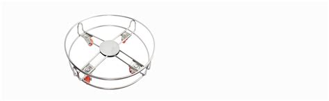 LiMETRO STEEL 3 Wheels Stainless Steel Gas Cylinder Trolley (Steel ...