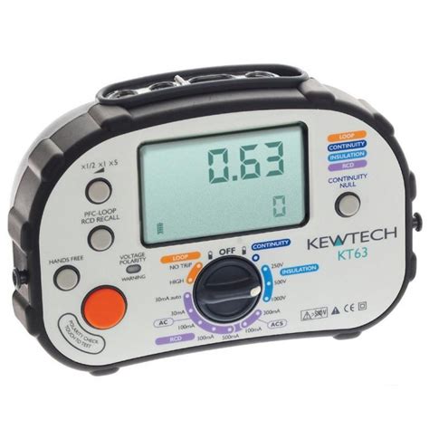 Image result for Kewtech Multifunction Tester Leads Connection