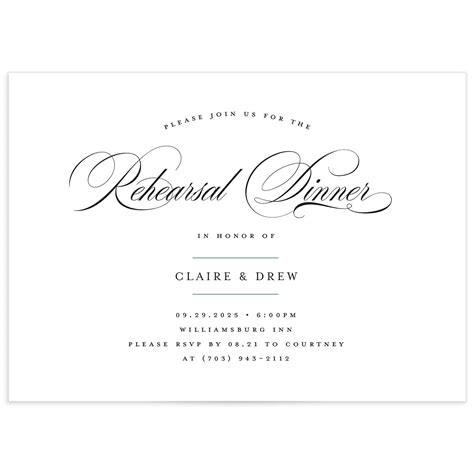 Rehearsal Dinner Invitations | The Knot