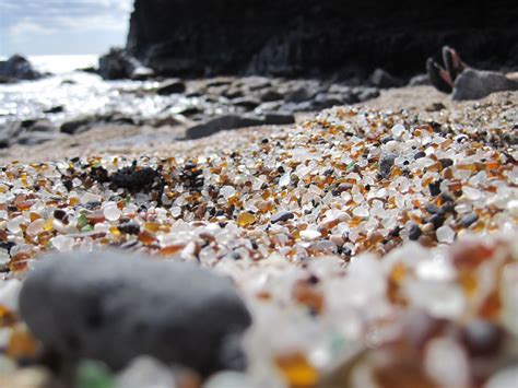 Glass Beach in Kauai, Hawaii