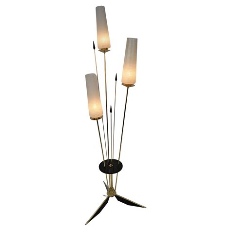 Midcentury French Floor Lamp For Sale at 1stDibs
