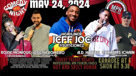Karaoke & Comedy Combo May 24 Houston This Is It Soul Food STAR Jeff ...