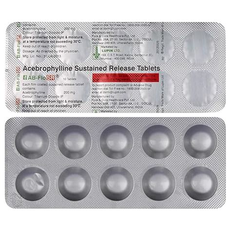 Ab-Flo SR - Strip of 10 Tablets : Amazon.in: Health & Personal Care