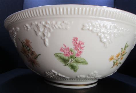 Lenox CONSTITUTION Centerpiece Bowl, 10 1/2" X 4" Serving Bowl Cursive ...