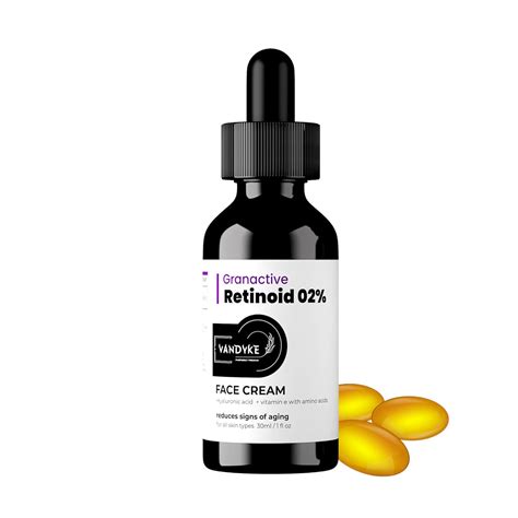 Vandyke 2% Granactive Retinoid Face Serum for Fine Lines & Wrinkles (30 ...
