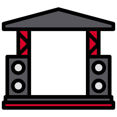 Stage - Free music icons