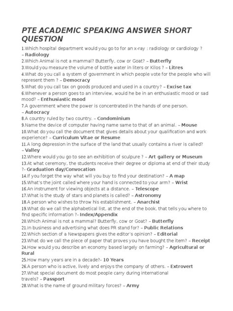 Image result for Short-Answer Type Questions Pte