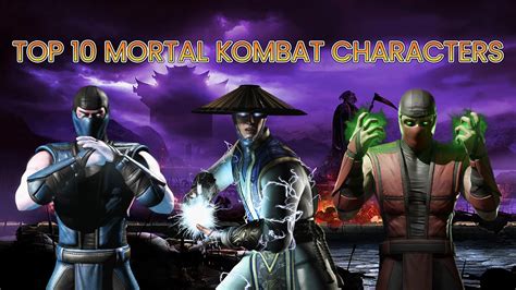 Mortal Kombat 10 Karakters