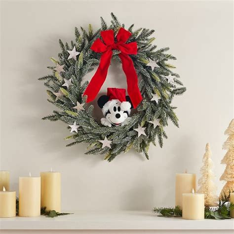 Disney Mickey Mouse Light Up Christmas Wreath | Disney christmas ...