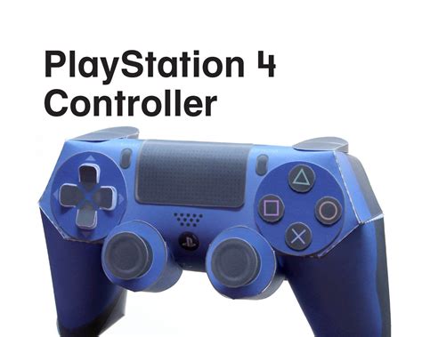 Ps4 Controller 3D Papercraft PDF Template, Controller DIY, Origami ...