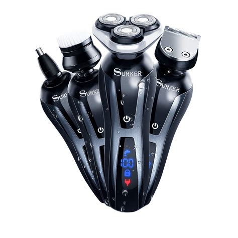 SURKER 3 in 1 Electric Cordless Waterproof USB Rechargeable Dry Wet ...