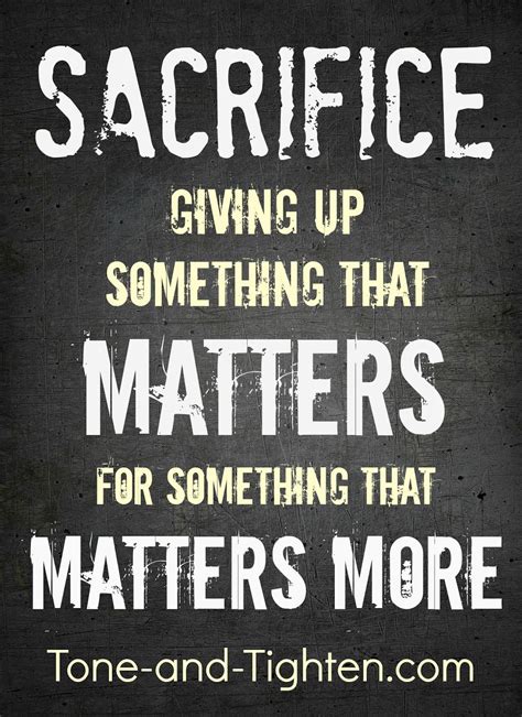 Motivational Quotes On Sacrifices. QuotesGram
