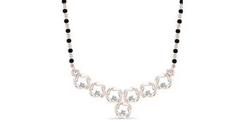 Katalina Diamond Mangalsutra Online Jewellery Shopping India | Dishis ...