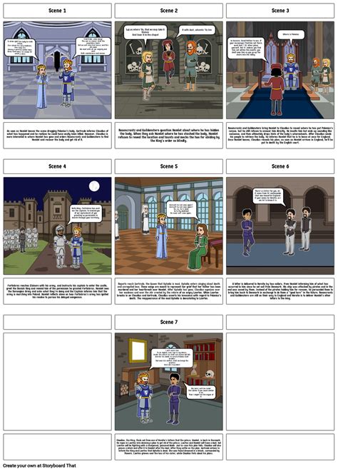 Hamlet Act IV Storyboard por 26a3568b
